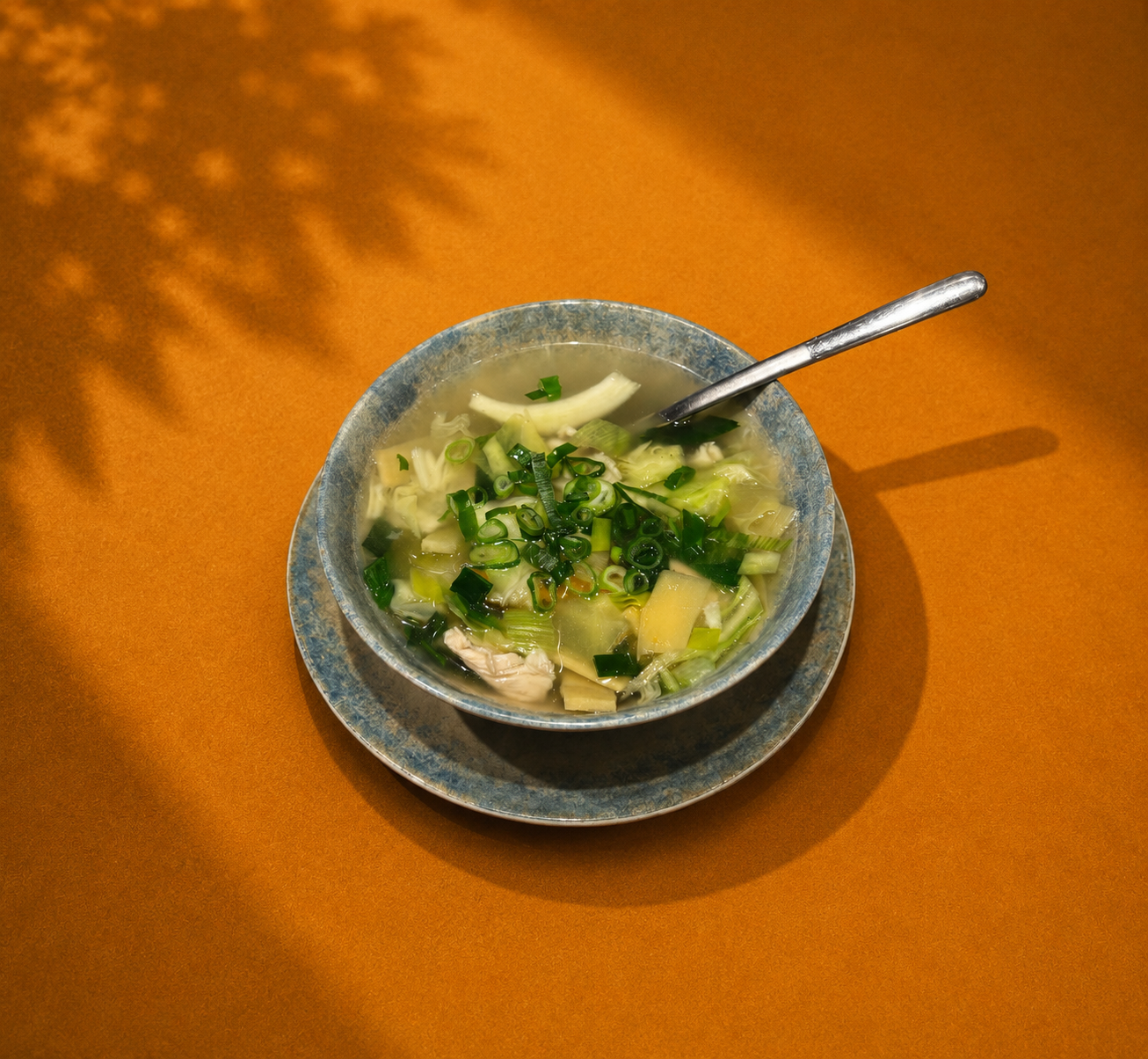 3. Kippensoep met Chinese champignons