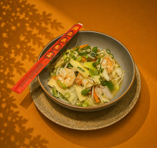 40. Chop Choy met chinese garnalen