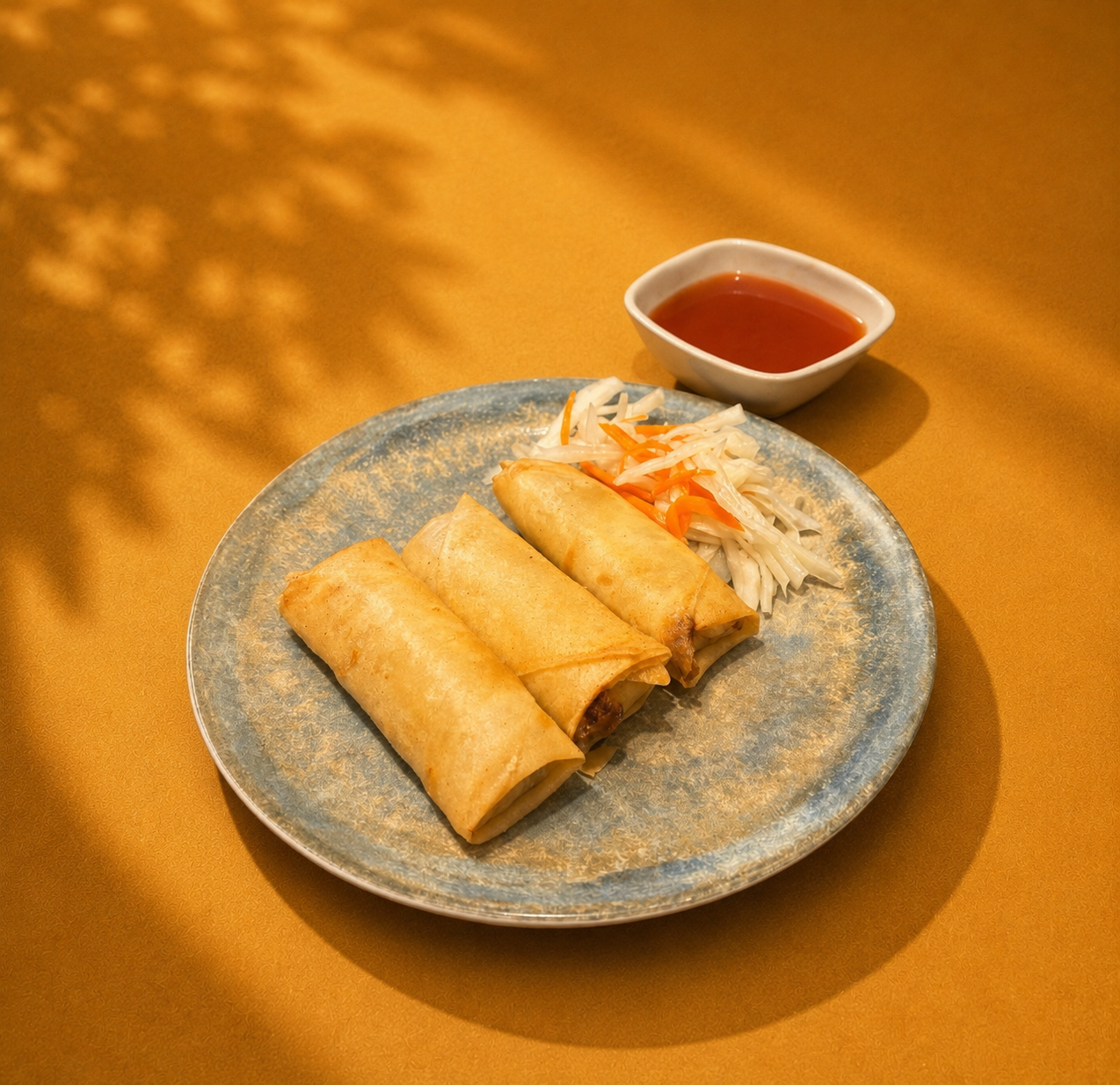 6. Vegetarische loempia’s (3 stuks)