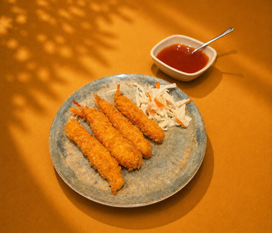 9. Scampi tempura (3 stuks)